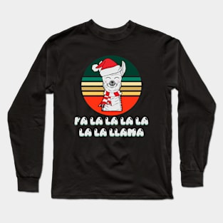 Fa La La Llama Long Sleeve T-Shirt